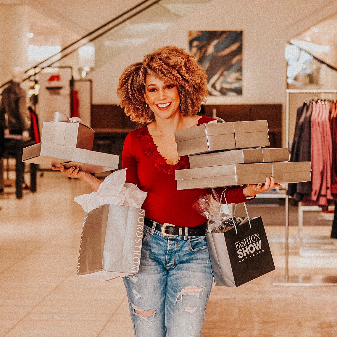 Holiday Shopping at Nordstrom Fashion Show - In and Out of Vegas