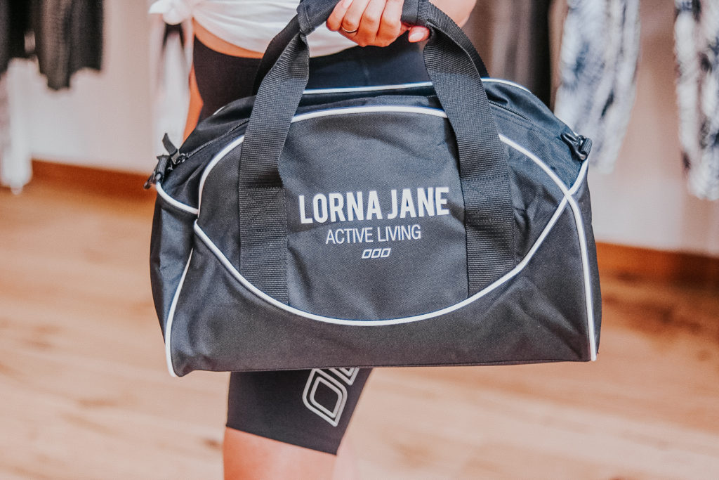Lorna Jane - Black Gym Bag - Athleisure